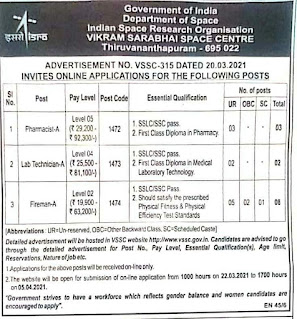 Govt of India job