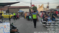 Cegah Kemacetan di Hari Raya, Satlantas Polres Tanjungbalai Gelar Gatur Lalin Sore