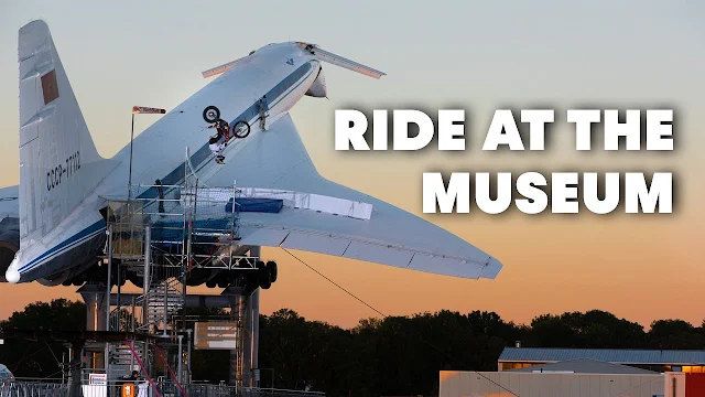 Ride at the Museum with Trials Rider Adrian Guggemos