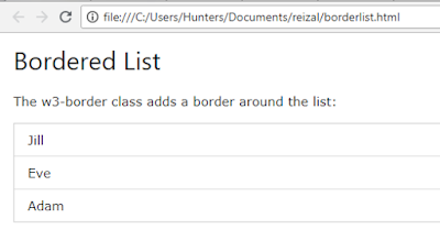 bordered list dasar Cara Membuat List Responsive dengan html CSS di blog maupun website
