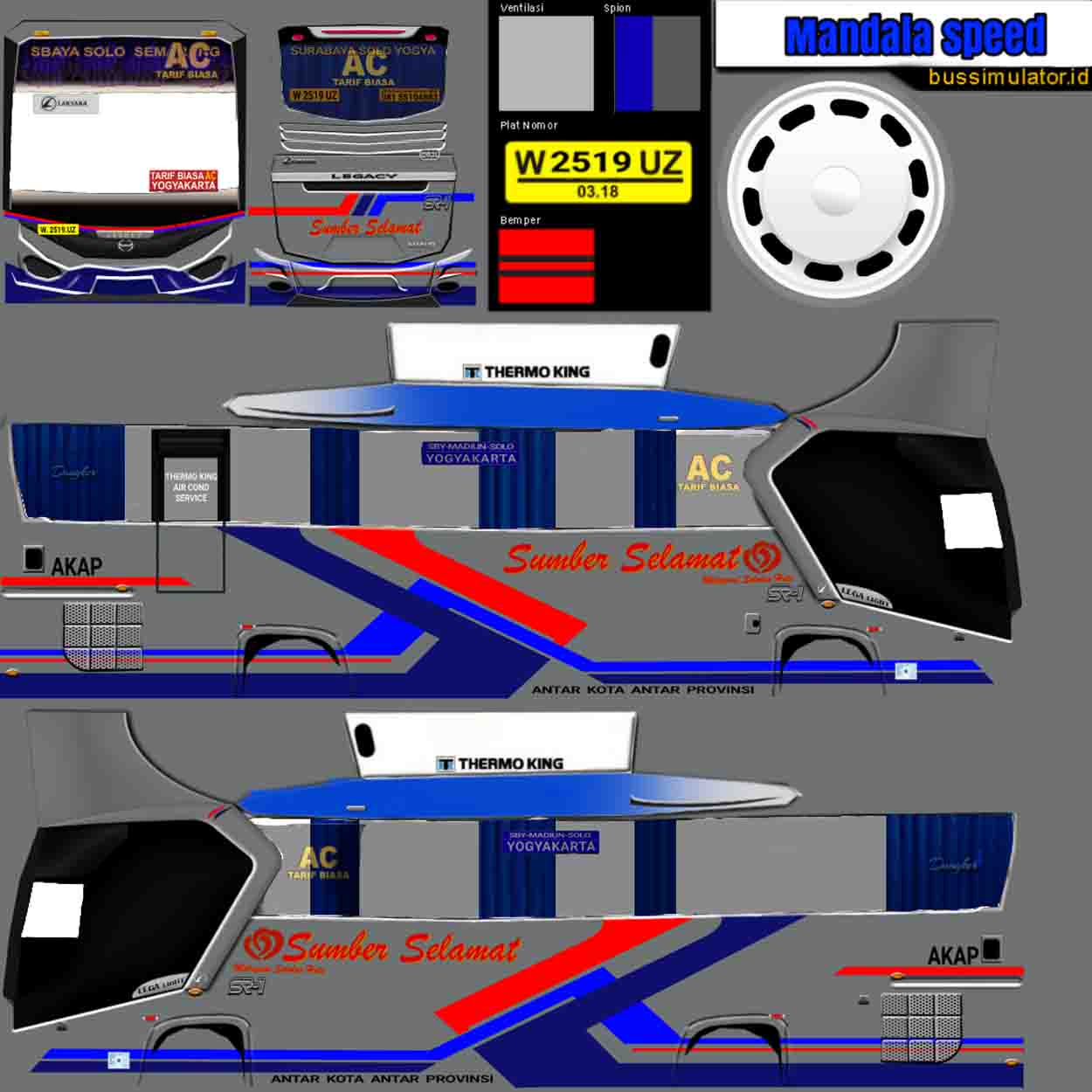 livery bussid sumber selamat hd