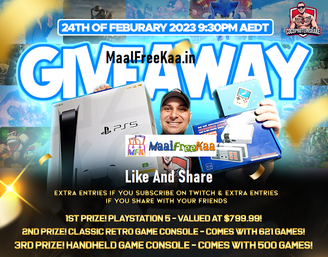 PLAYSTATION 5 giveaway win free