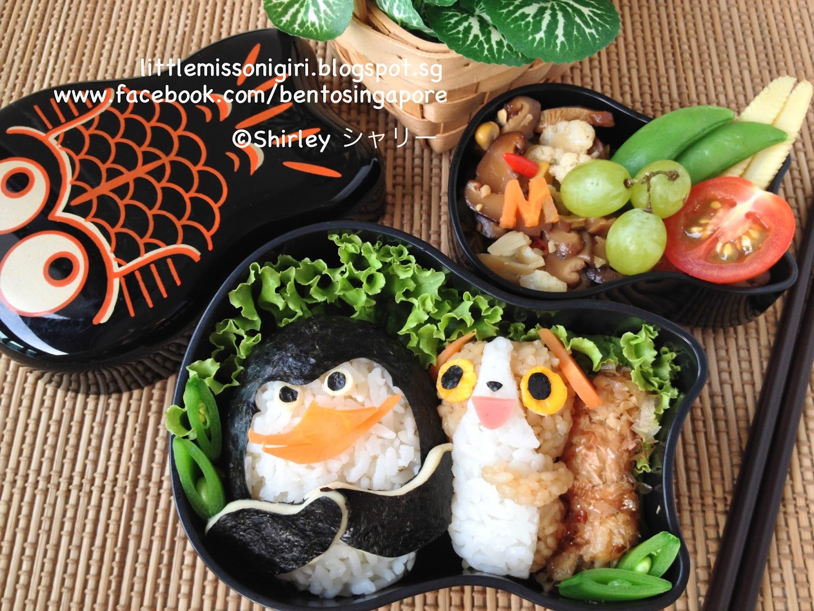 Madagascar Bento マダガスカルのキャラベン Little Miss Bento