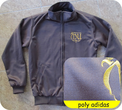 bahan jaket poly adidas