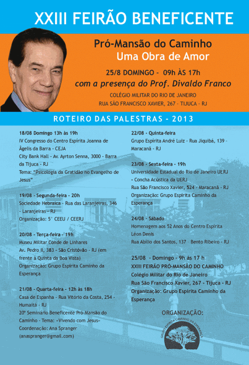 DIVALDO FRANCO NO RJ 2013