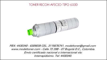 TONER RICOH AFICIO TIPO 6110D