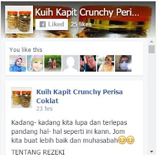 Facebook kuih kapit crunchy