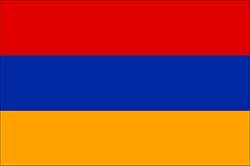 Dibujo de la bandera de Armenia a colores