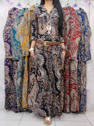  Model  baju batik  kombinasi  renda  anggun dan elegan Gaya 