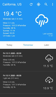 Download free Weather App for Android
