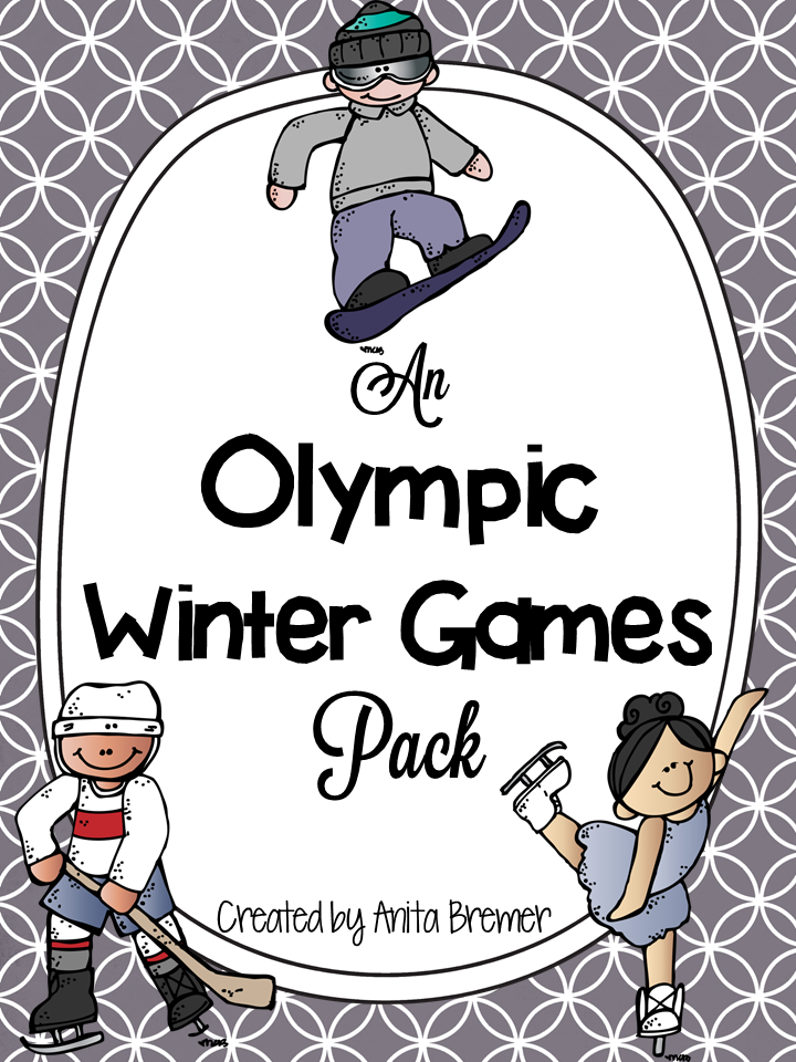Fun Olympic winter games literacy activities for K-1. #wintergames #kindergarten #1stgrade