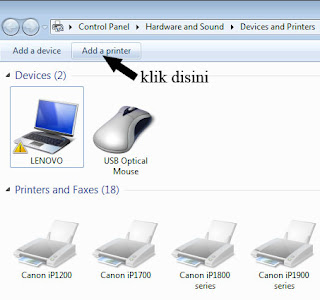 cara menginstal driver printer