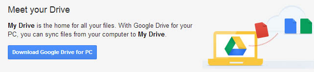 hosting di google drive