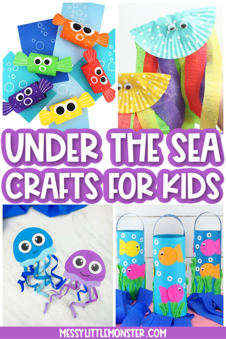 28 Colourful Under the Sea Crafts - Messy Little Monster