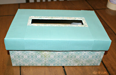 decorate a shoe box