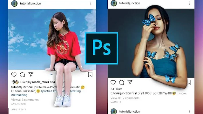 How to make Interesting Instagram Display by Photoshop?