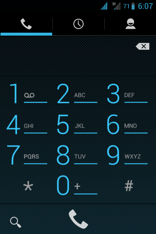 CyanogenMOD 10 Primo - DialPad