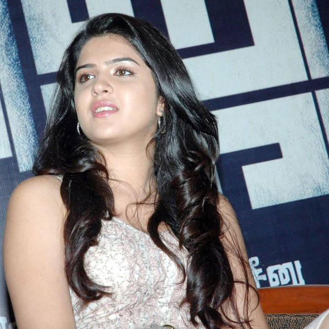 Deeksha Seth Upcoming Tamil Movie Raja Pattai Promot Event Hot Stills Photoshoot images