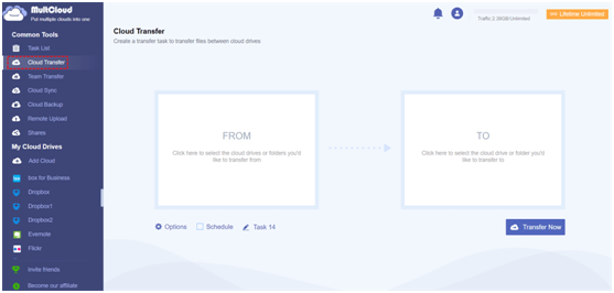 One-Key Data Transfer