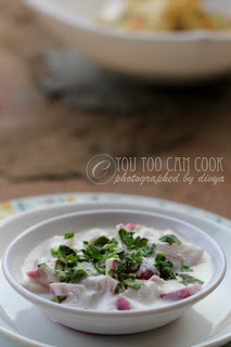 Onion raita 