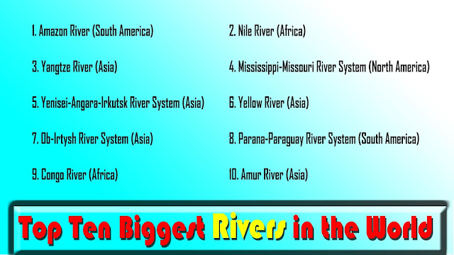  Exploring Nature's Marvels: The Top Ten Biggest Rivers in the World