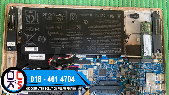 SOLVED : REPAIR LAPTOP ACER | LAPTOP SHOP | ACER SWIFT | MODEL SF514-52 | CANT ON | BATTERY FAST DRAIN | BATTERY PROBLEM | REPAIR BATTERY | NEW BATTERY ACER SWIFT SF514-52 REPLACEMENT | LAPTOP SHOP NEAR ME | LAPTOP REPAIR NEAR ME | LAPTOP REPAIR PENANG | KEDAI REPAIR LAPTOP JURU