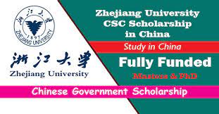 Chinese  Zhejiang University Scholarship 2022