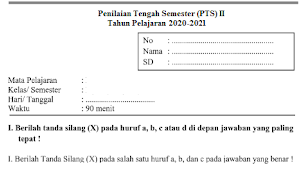 Soal PTS Bahasa Indonesia Kelas 11 Semester 2 Tahun 2021 | File
