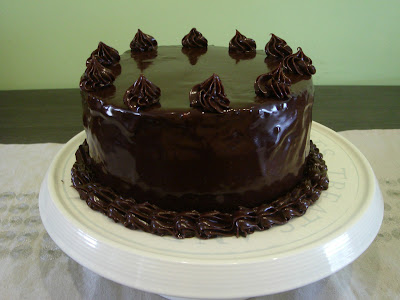 tarta de chocolate trufado