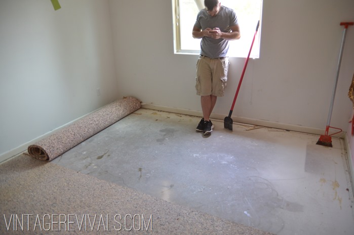 How To Paint Concrete Updated Plus My Secret Cleaning Tip Vintage Revivals