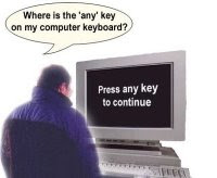 Press the 'ANY' Key