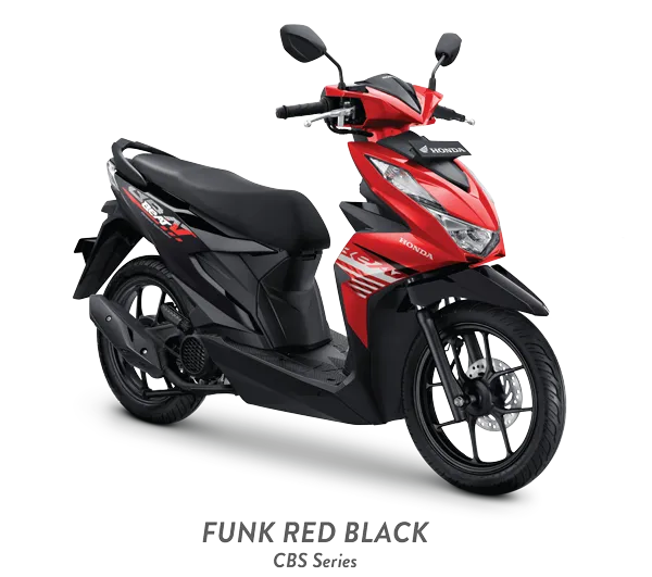 HONDA BEAT FUNK RED BLACK CBS