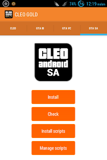 GTA : San Andreas APK + DATA Mod Cheat Cleo Tanpa PC