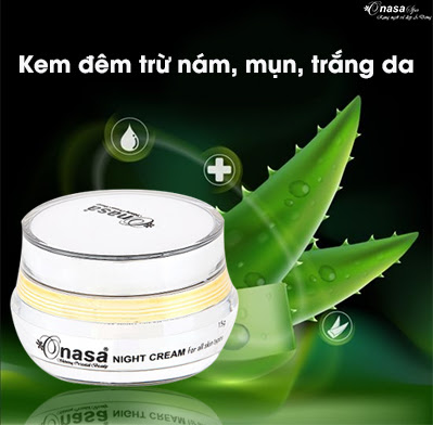 night cream trị nám mụn 