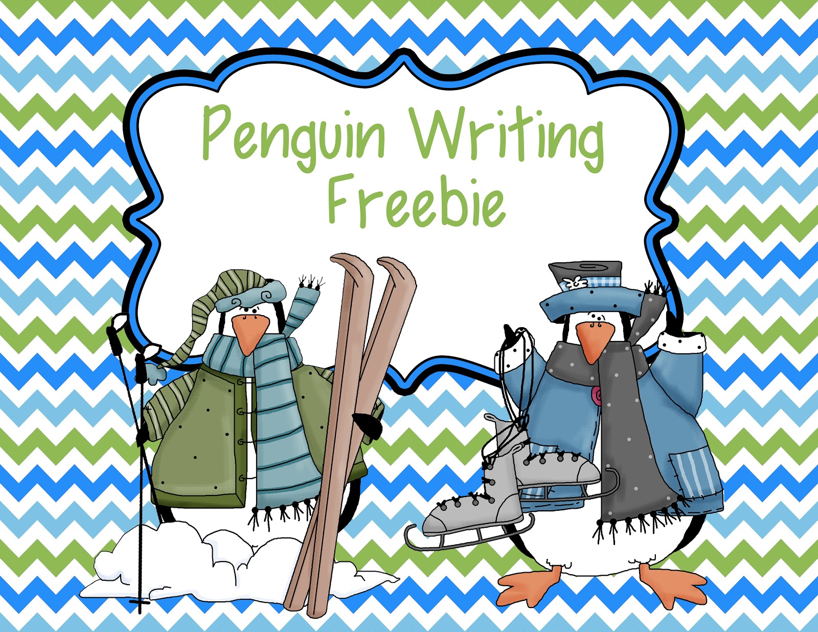 Smiling and Shining in Second Grade: Penguin Writing Paper ...