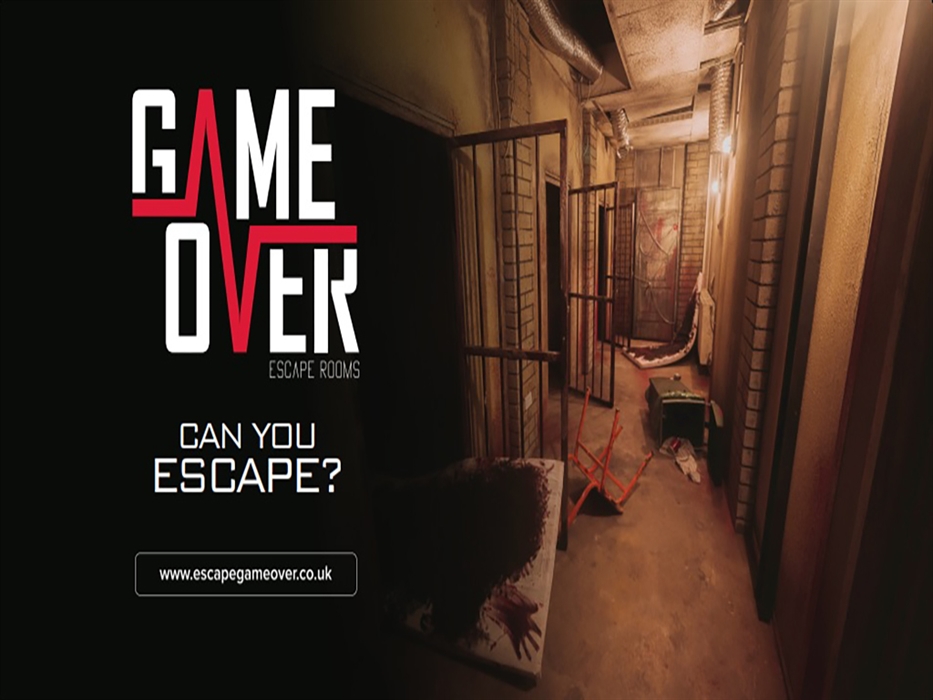 game over escape room logo