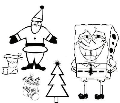 Santa Claus Cloloring pages, Christmas Coloring Pages, 