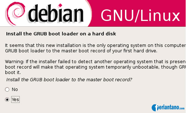 Cara Install Debian 5 Lenny Berbasis GUI Lengkap Dengan Gambar - Feriantano.com