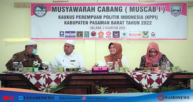 KPPI Pasbar Gelar Muscab  I Tahun 2022 dibuka oleh Bupati Pasbar Hamsuardi