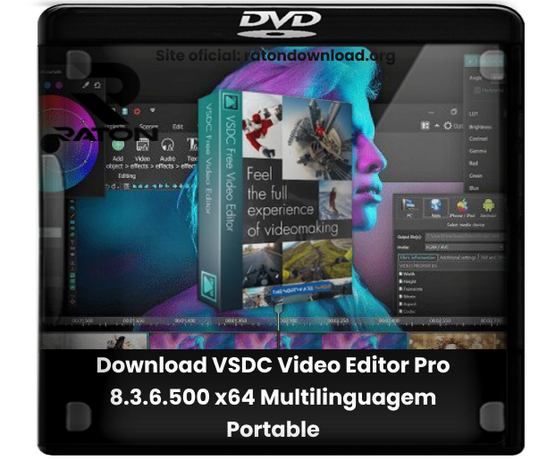 Download VSDC Video Editor Pro 8.3.6.500 x64 Multilinguagem Portable