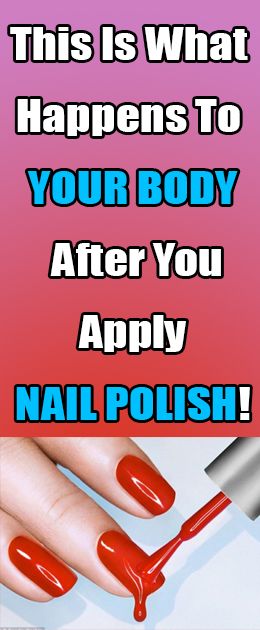 This Is What Happens To Your Body After You Apply Nail Polish!