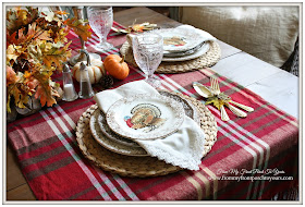 Turkey Plates-Farmhouse -Thanksgiving- Fall- Dining Room-From My Front Porch To Yours