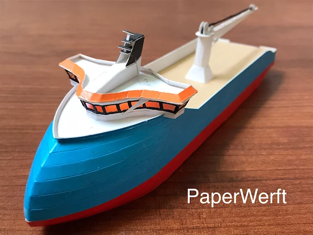 X-Bow Vessel Papercraft Model by PaperWerft