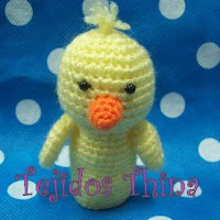 PATRON GRATIS MARIONETA DEDO PATO DE CROCHET