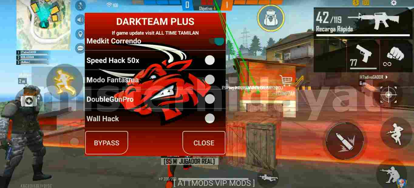Dark Team Plus Apk Free Fire V1.103 Mod Premium Terbaru