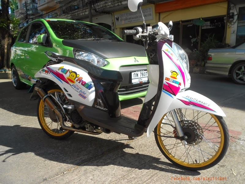 Kumpulan Modifikasi Honda Scoopy  Ala Ple Sticker Phuket 