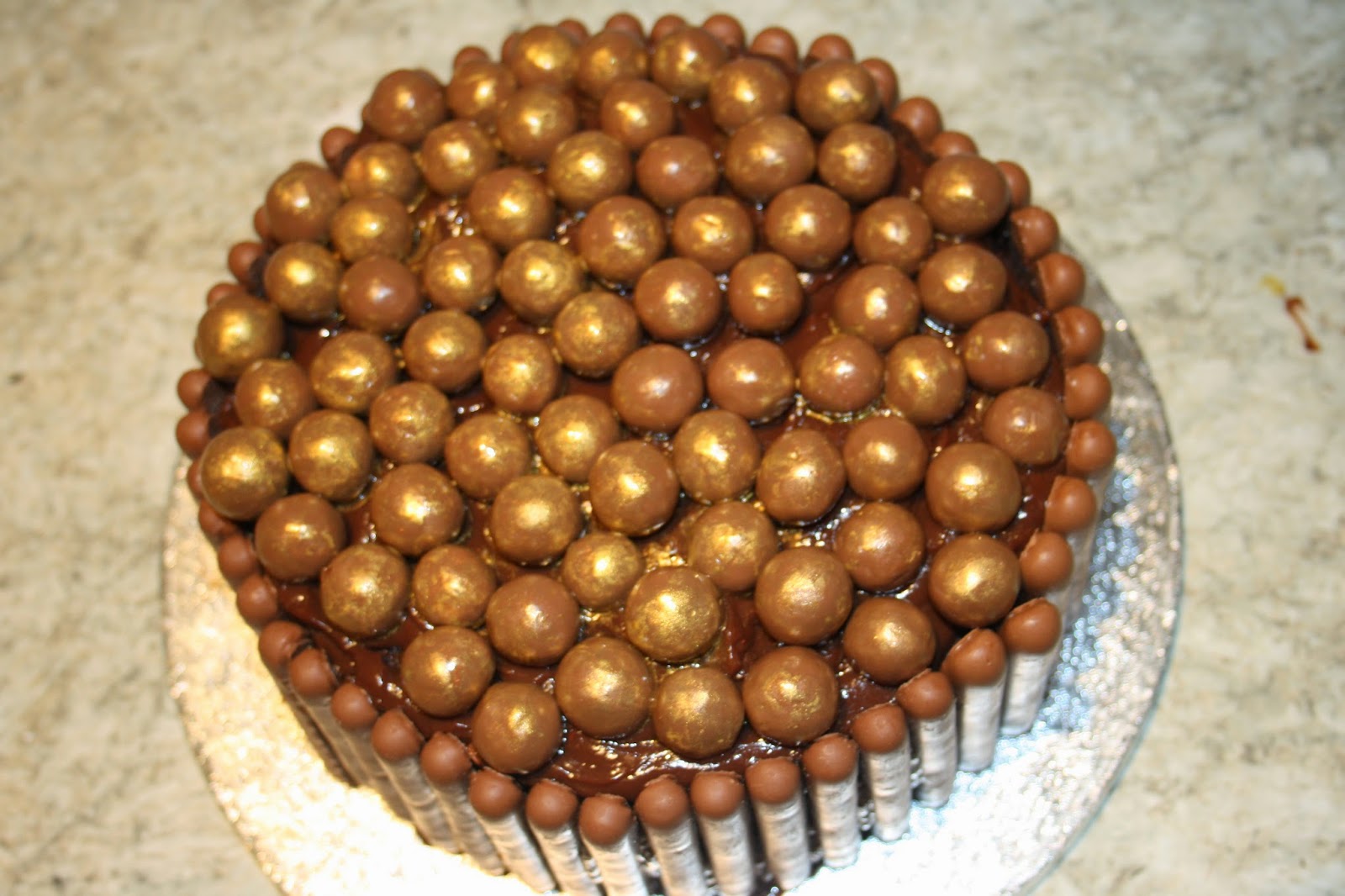 chocolate malteser cake