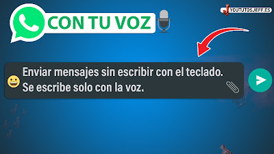 enviar mensajes sin escribir whatsapp
