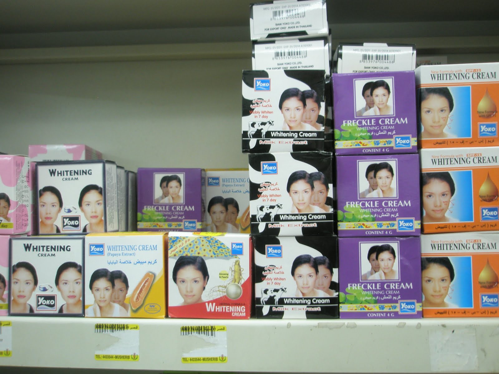 Skin Bleaching Asia Of skin whitening products