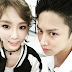SNSD TaeYeon snap a cute photo with Super Junior's Heechul